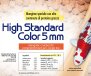 High Standard Color 5 mm - 4,5 litres de nourriture flottante pour koï et poissons détang