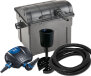 Kit filtre de bassin UBF 9000, UV-C 11 W, pompe OME 3500, écumeur, 5m de tuyau.