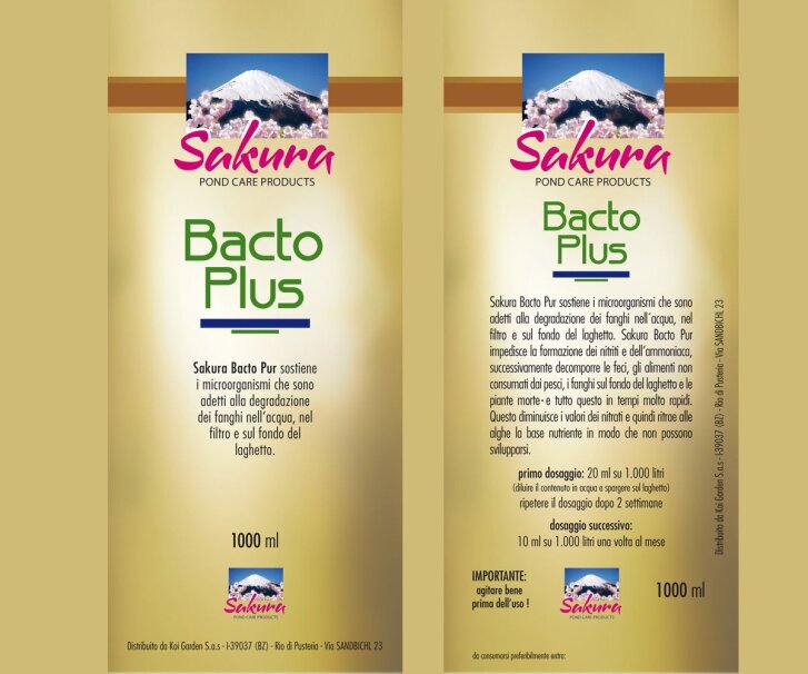 Sakura Bacto Plus 1000 ml activateur de filtre de bassin